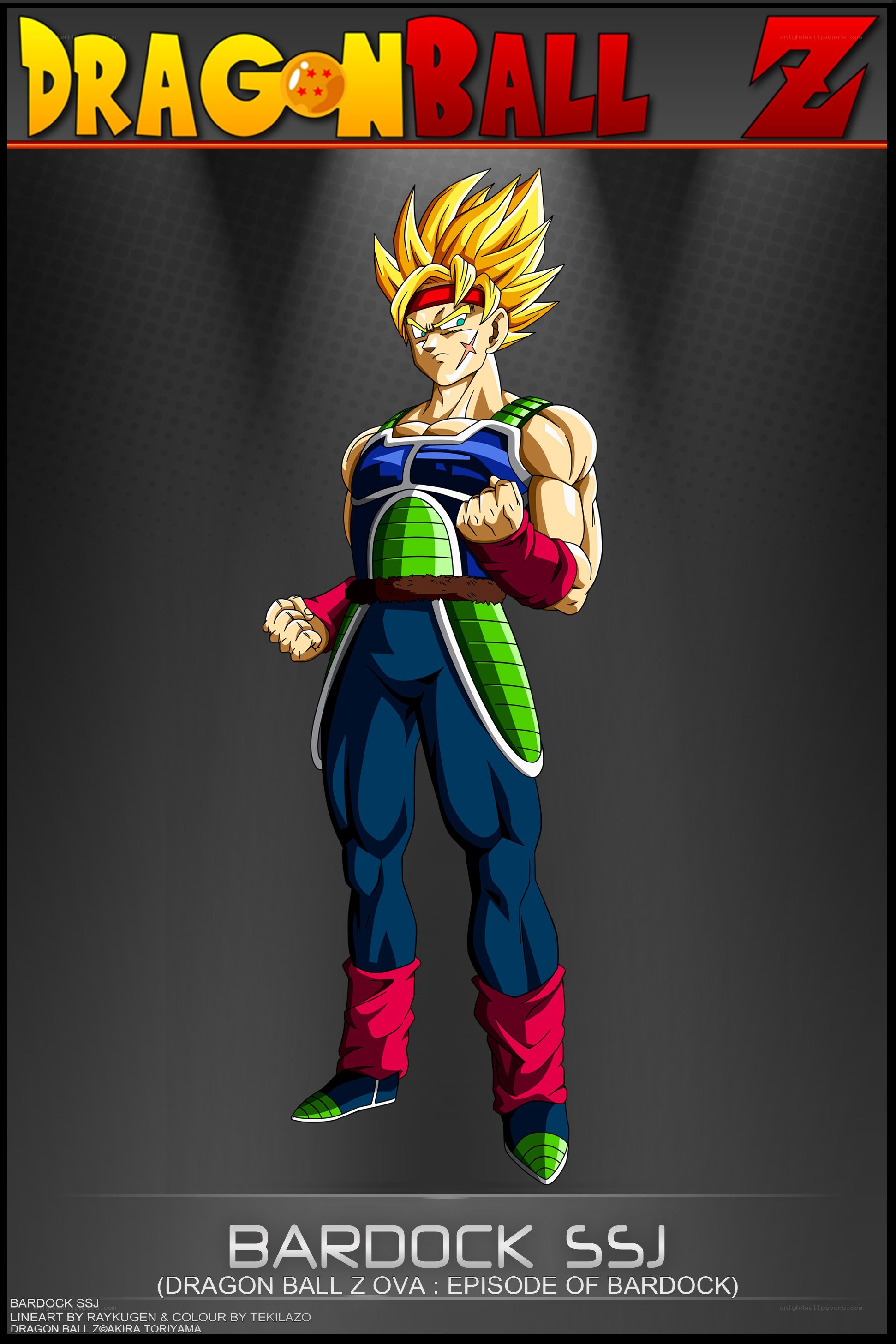 Bardock SSJ character art
