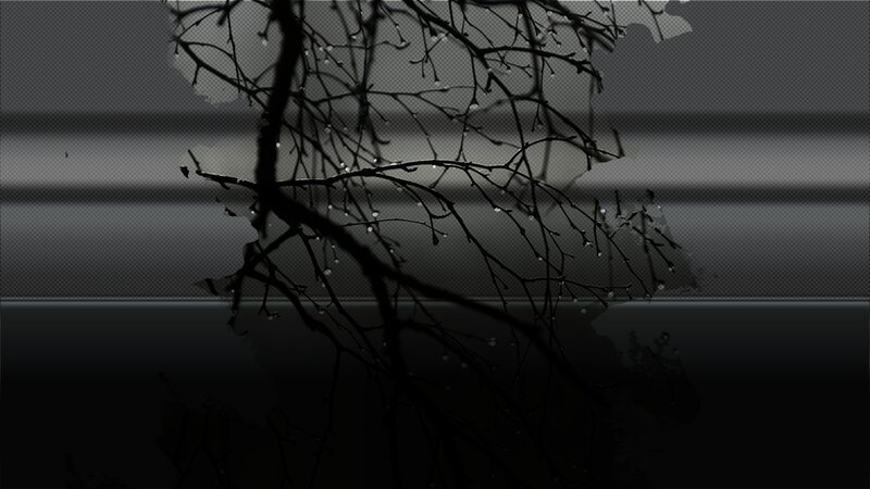 Bare Tree Branches — Black, Dark