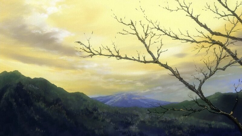 Bare Tree Branches — Yellow, Serene