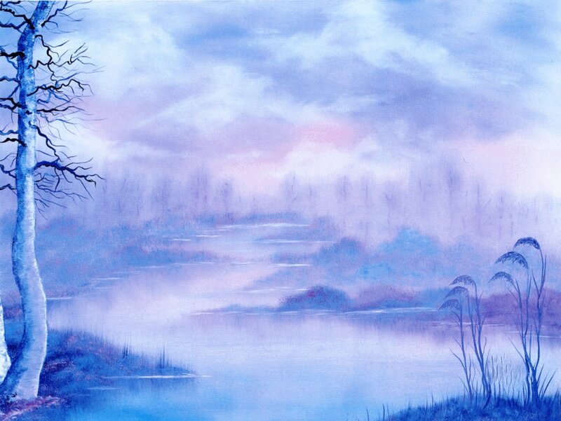 Bare Tree by Lake