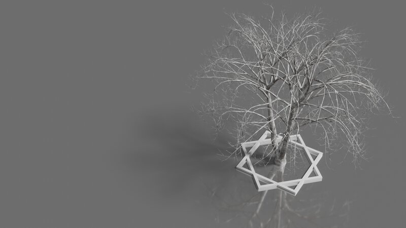 Bare Tree in Geometric Frame