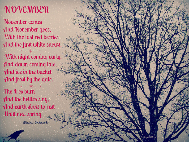 Bare Tree in Snow — Black, Melancholic