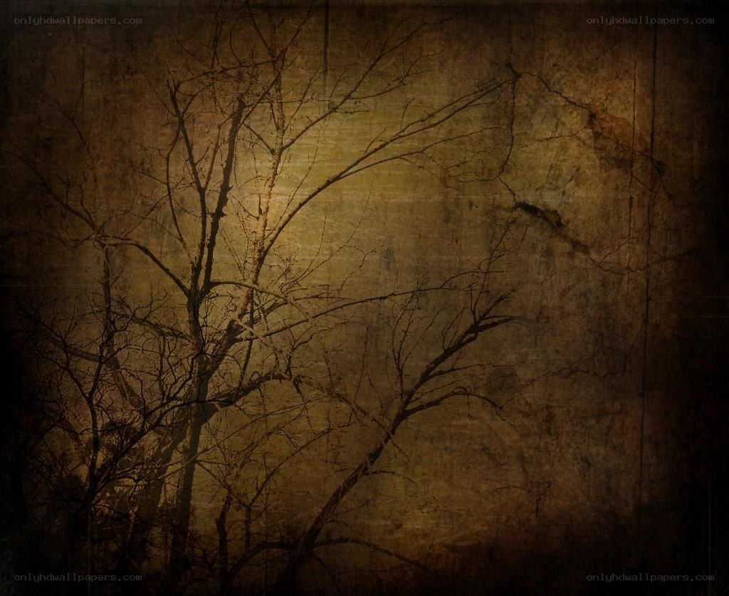 bare trees on textured background