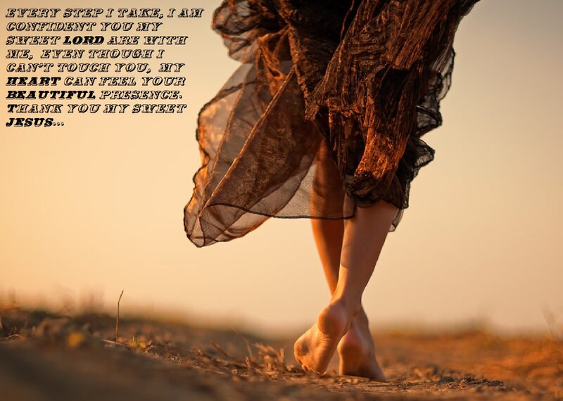 Barefoot Person Walking