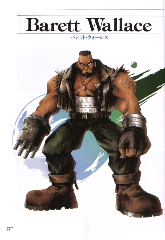 Barett Wallace character art