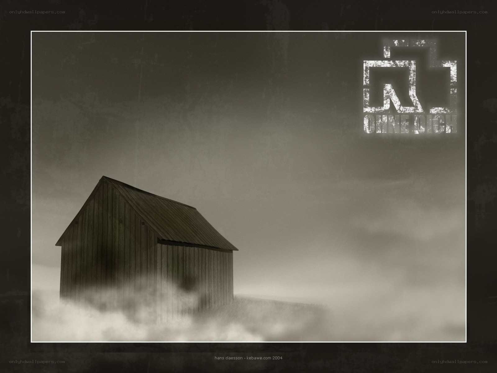 Barn in the Fog
