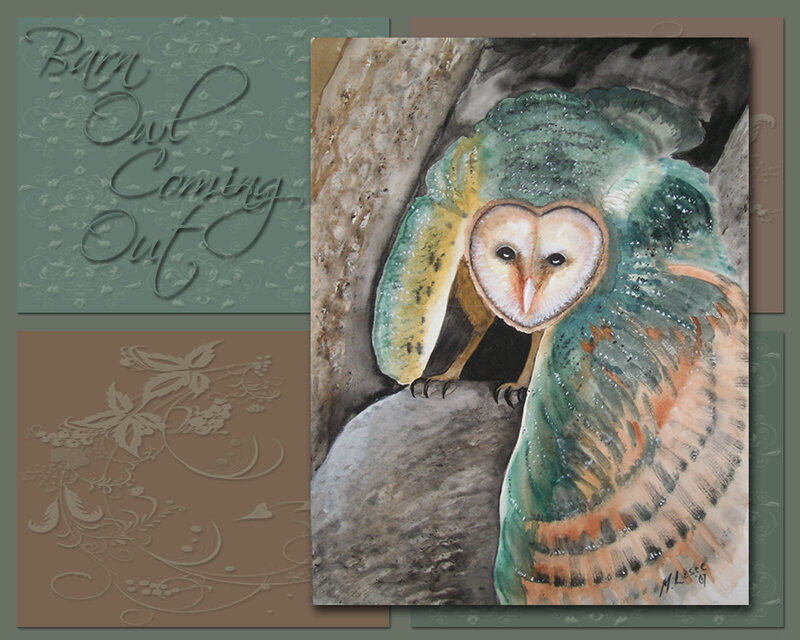 Barn Owl in Nest