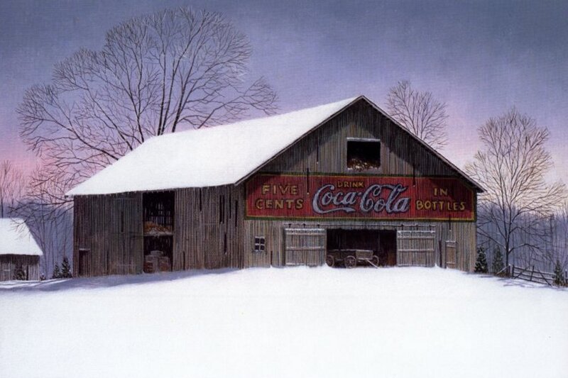 Barn with Coca-cola Sign