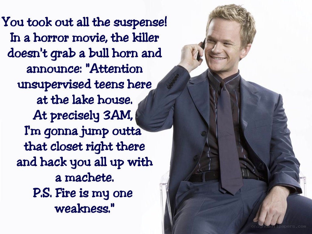 Barney Stinson quote