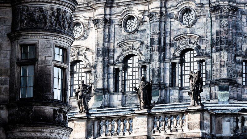 Baroque building facade