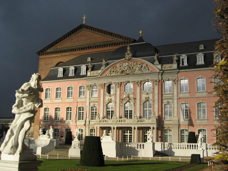 Baroque Palace Facade — Pink