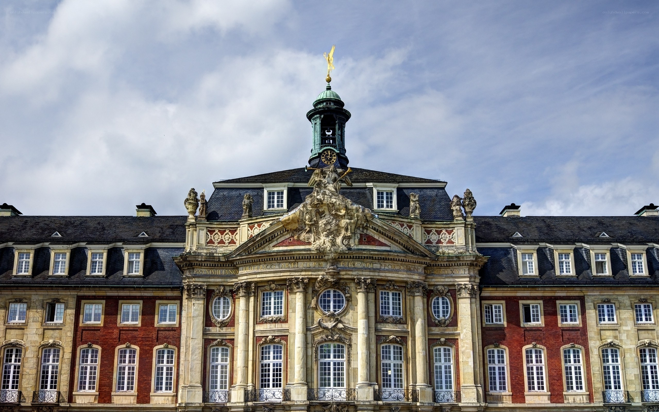 Baroque palace facade