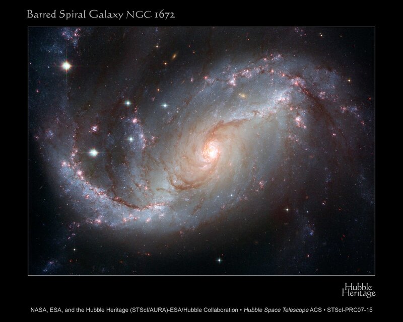 Barred Spiral Galaxy NGC 1672