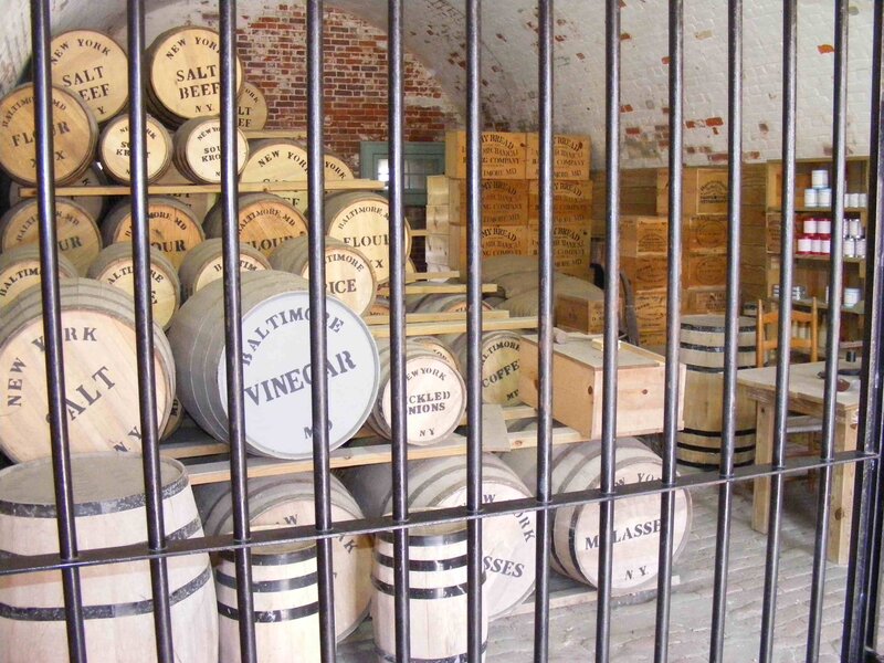 Barrels and Crates in Storage