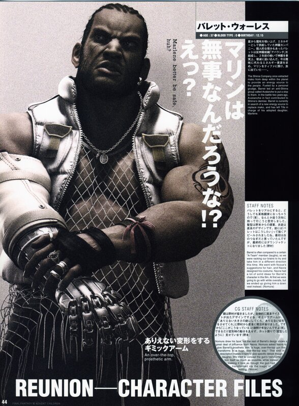 Barret Wallace character profile