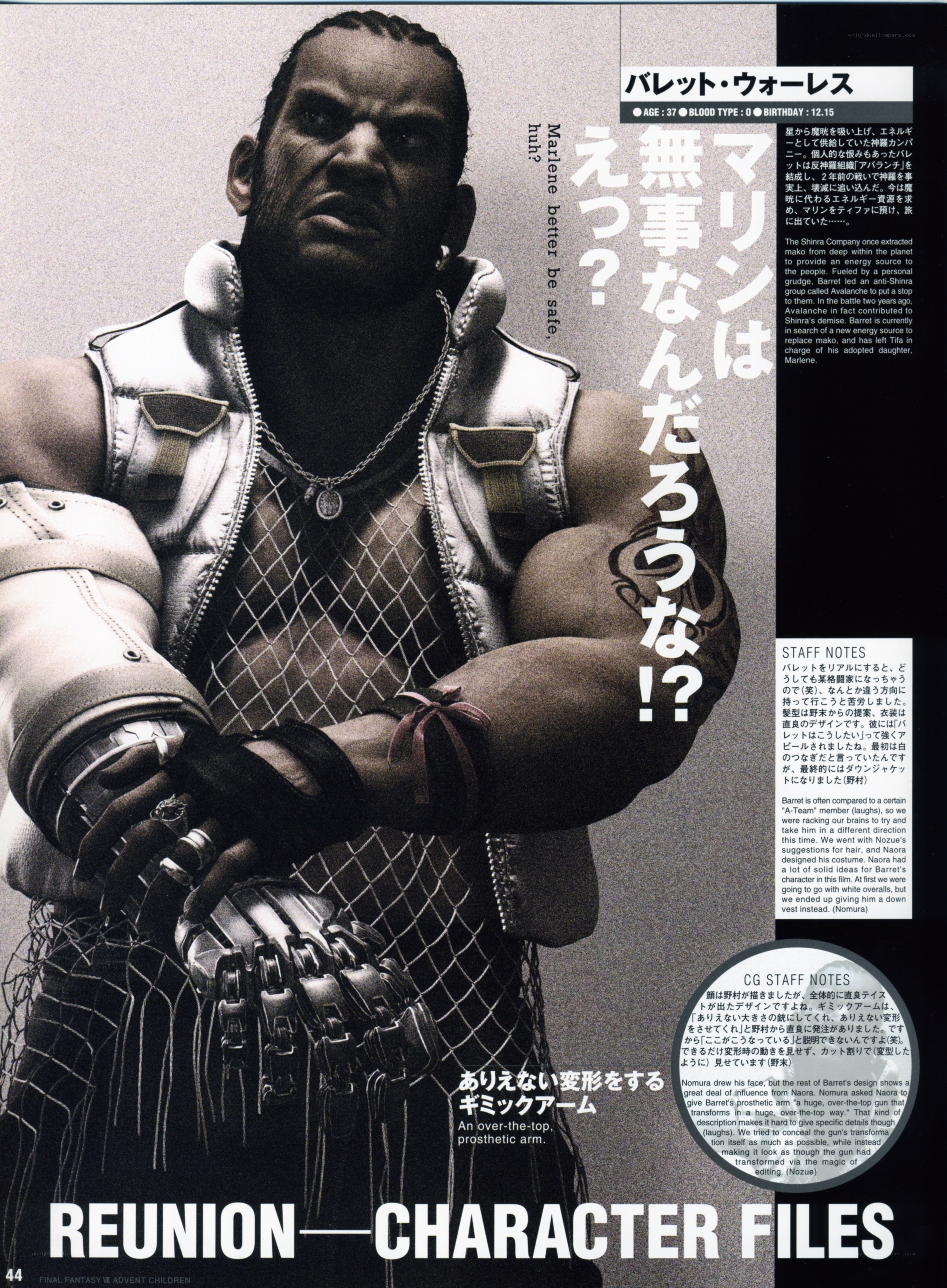 Barret Wallace character profile