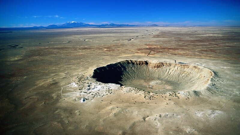 Barringer Crater in Arizona
