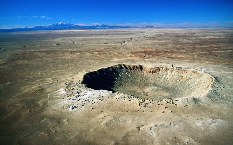 Barringer Meteor Crater — Blue