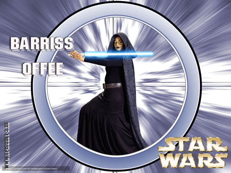 Barriss Offee with lightsaber