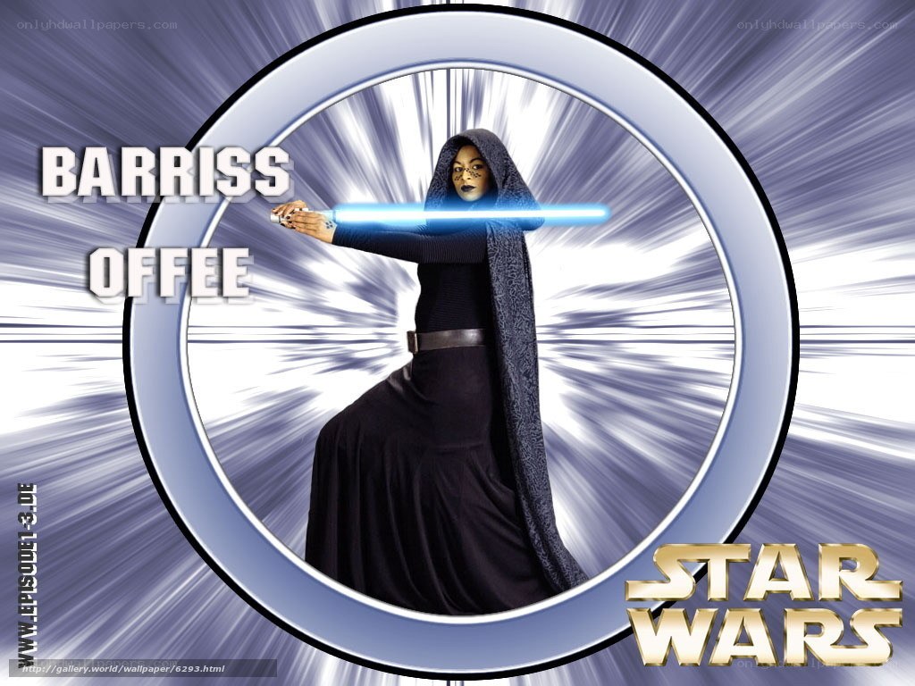 Barriss Offee with lightsaber