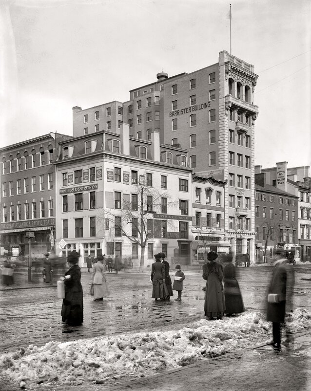 Barrister Building in early 20th century