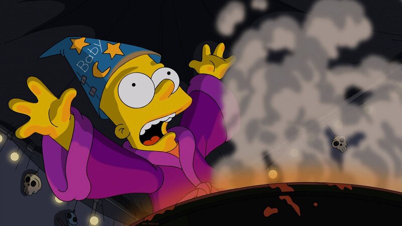 Bart Simpson as a Wizard