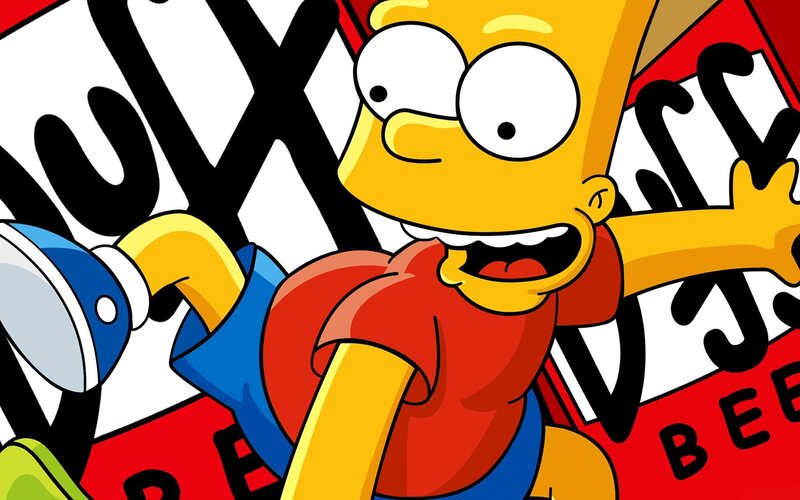 Bart Simpson Character — Yellow