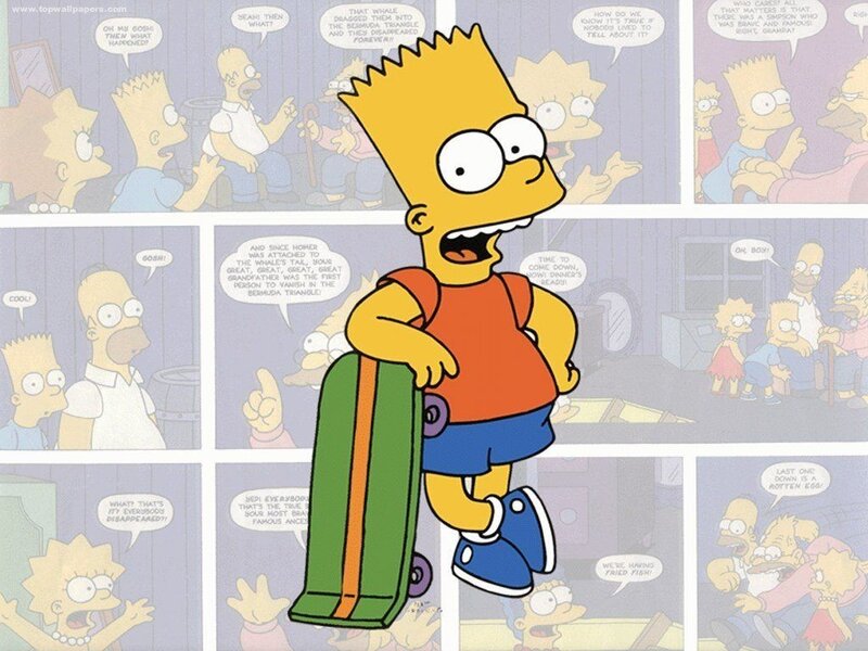 Bart Simpson comic strip