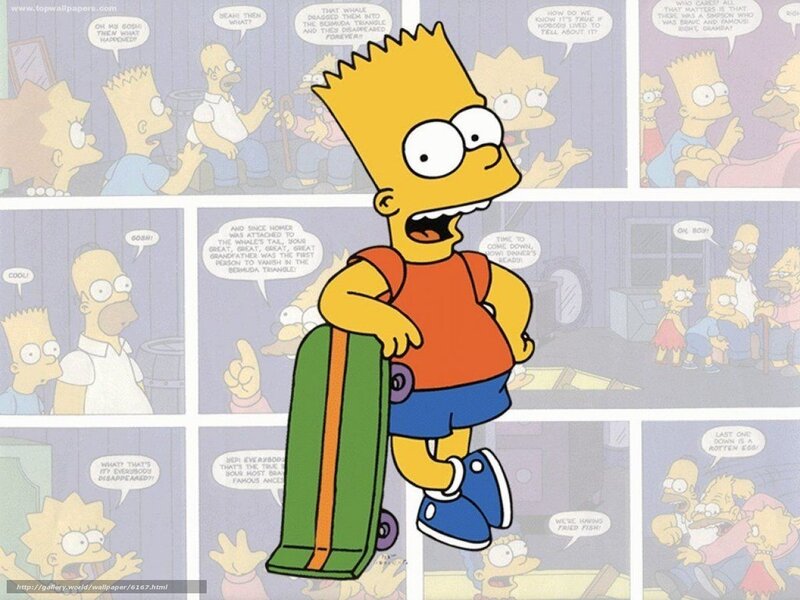 Bart Simpson comic strip