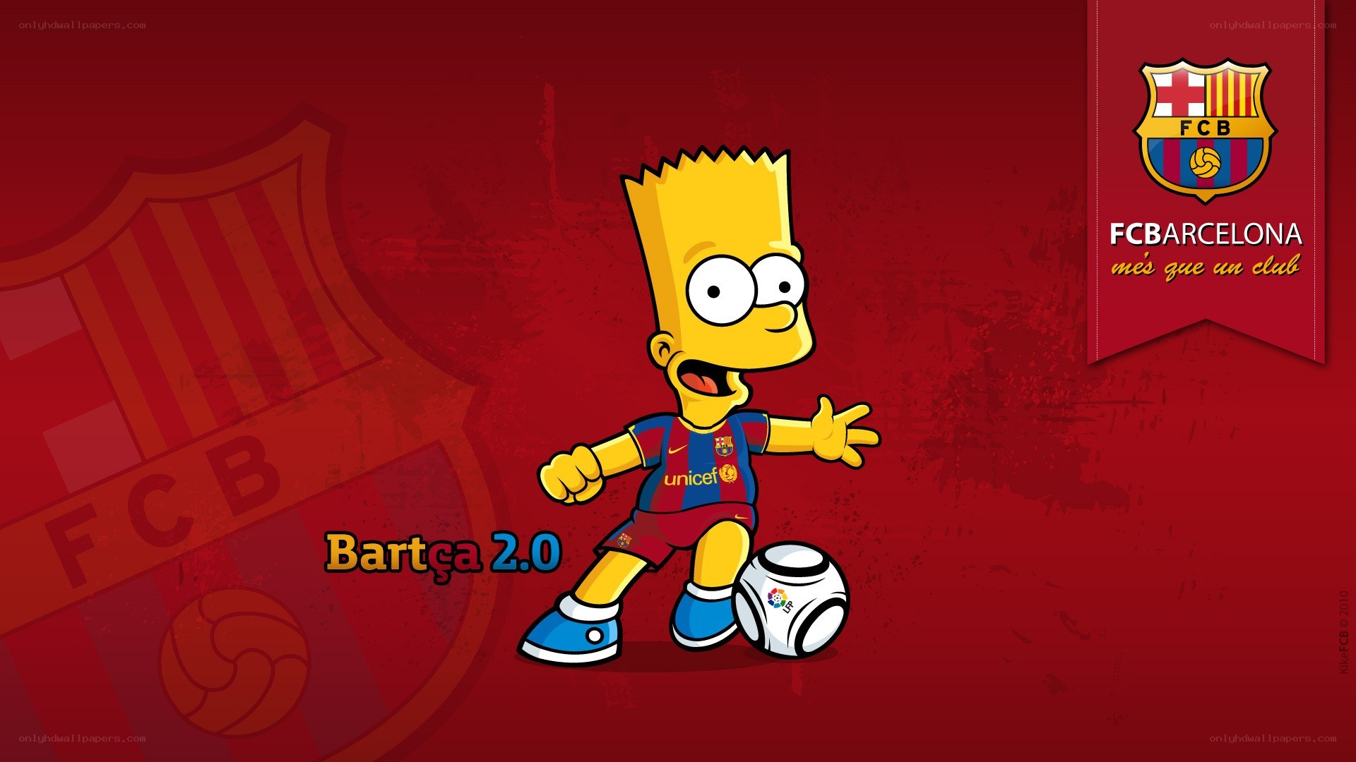 Bart Simpson FC Barcelona