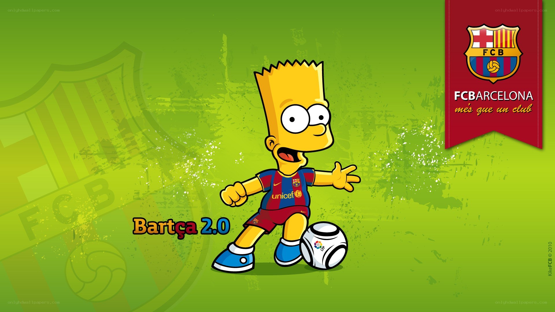 Bart Simpson FC Barcelona