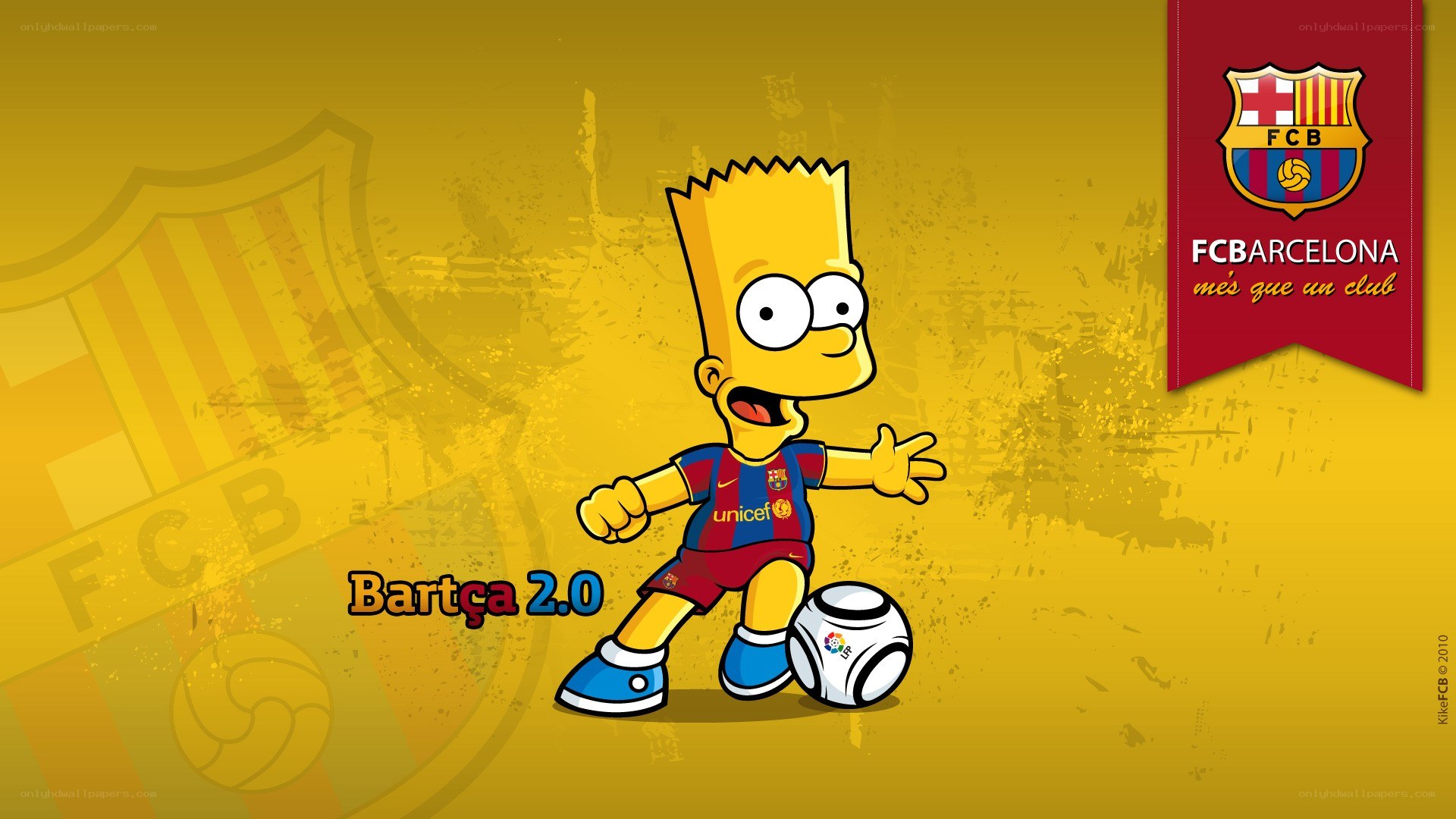 Bart Simpson FC Barcelona