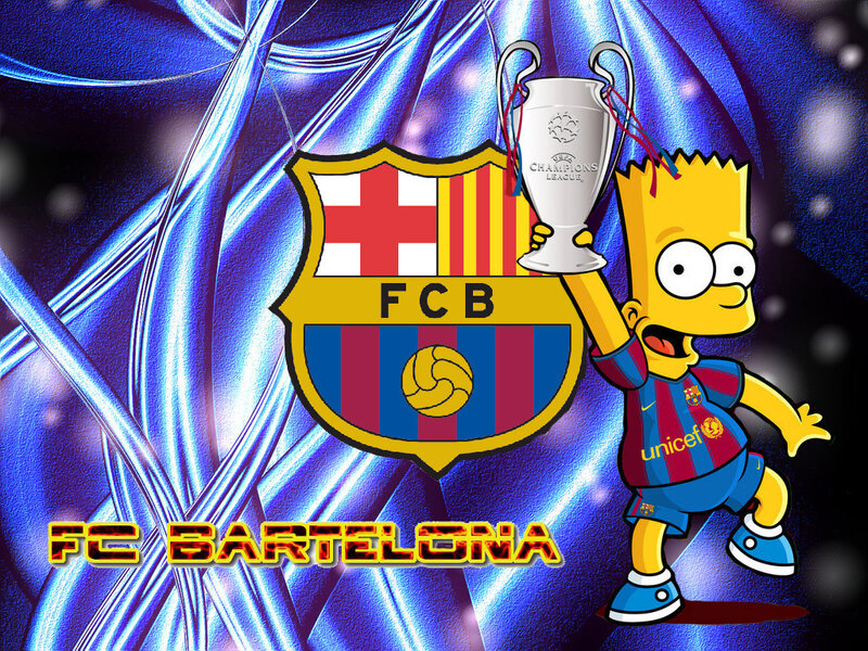 Bart Simpson Holding Trophy