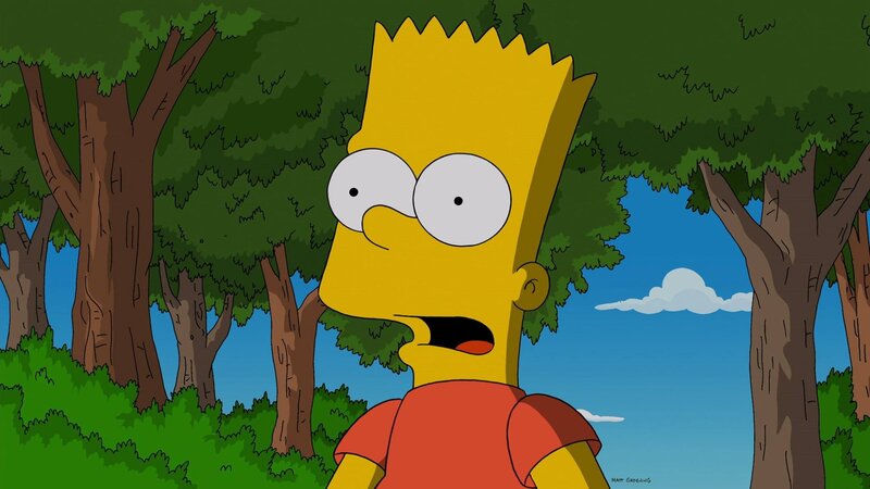 Bart Simpson in Forest