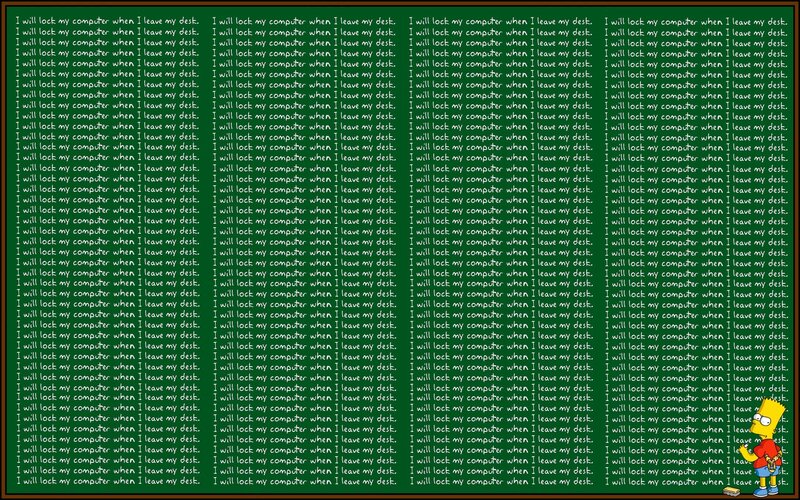 Bart Simpson on a green screen