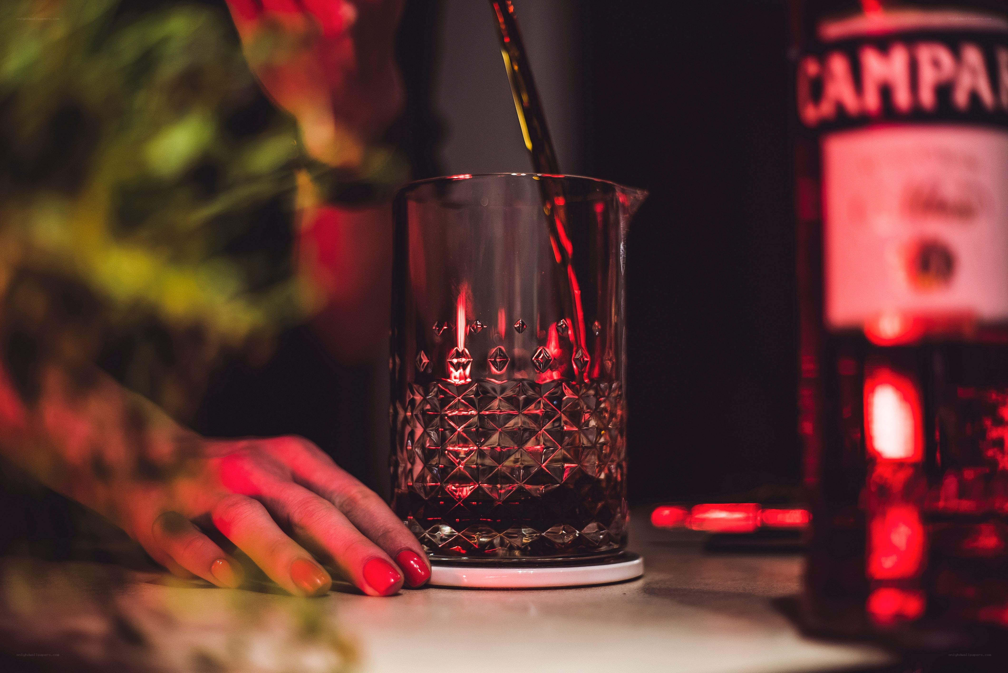 bartender pouring drink