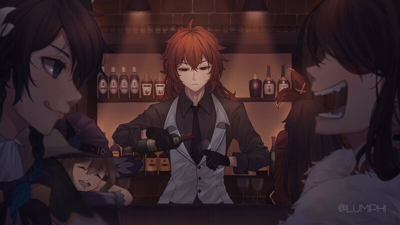 Bartender Pouring Wine