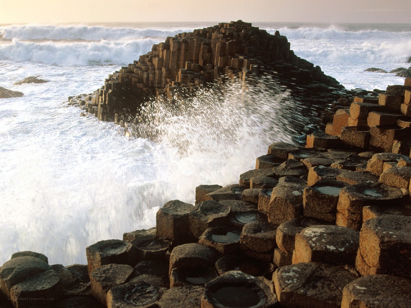 Basalt columns at Giant's Causeway