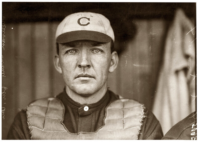 Baseball catcher portrait
