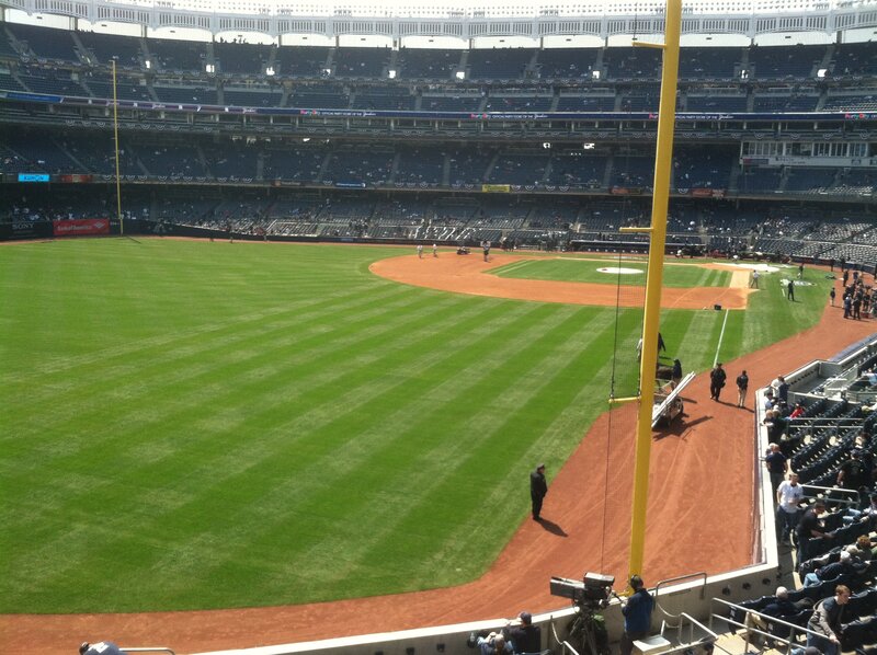Baseball Field at Yankee Stadium