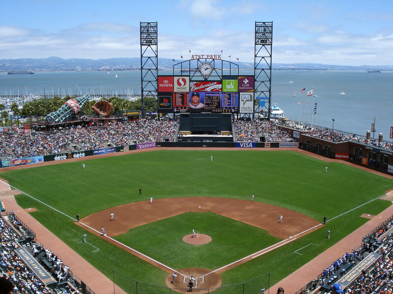 Baseball Game at AT&T Park