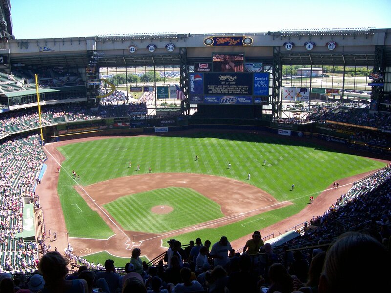 Baseball game at Miller Park