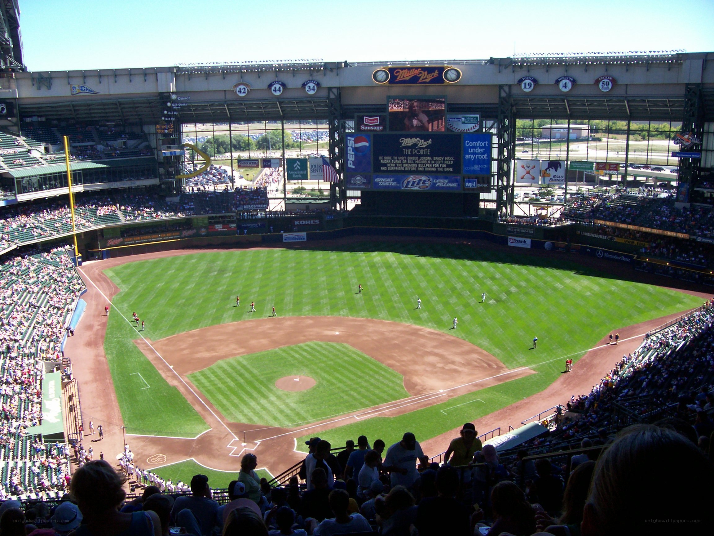 Baseball game at Miller Park