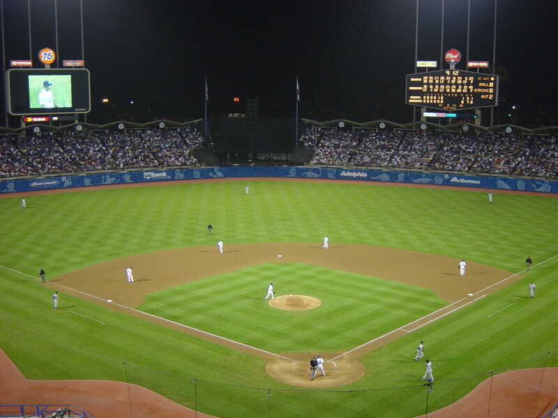 Baseball Game at Night — Green, Active