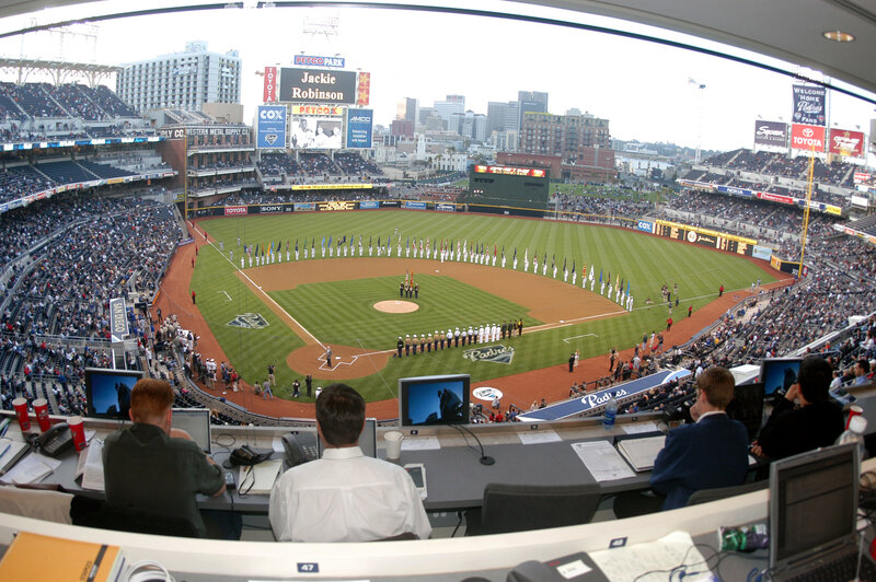 Baseball game at Petco Park