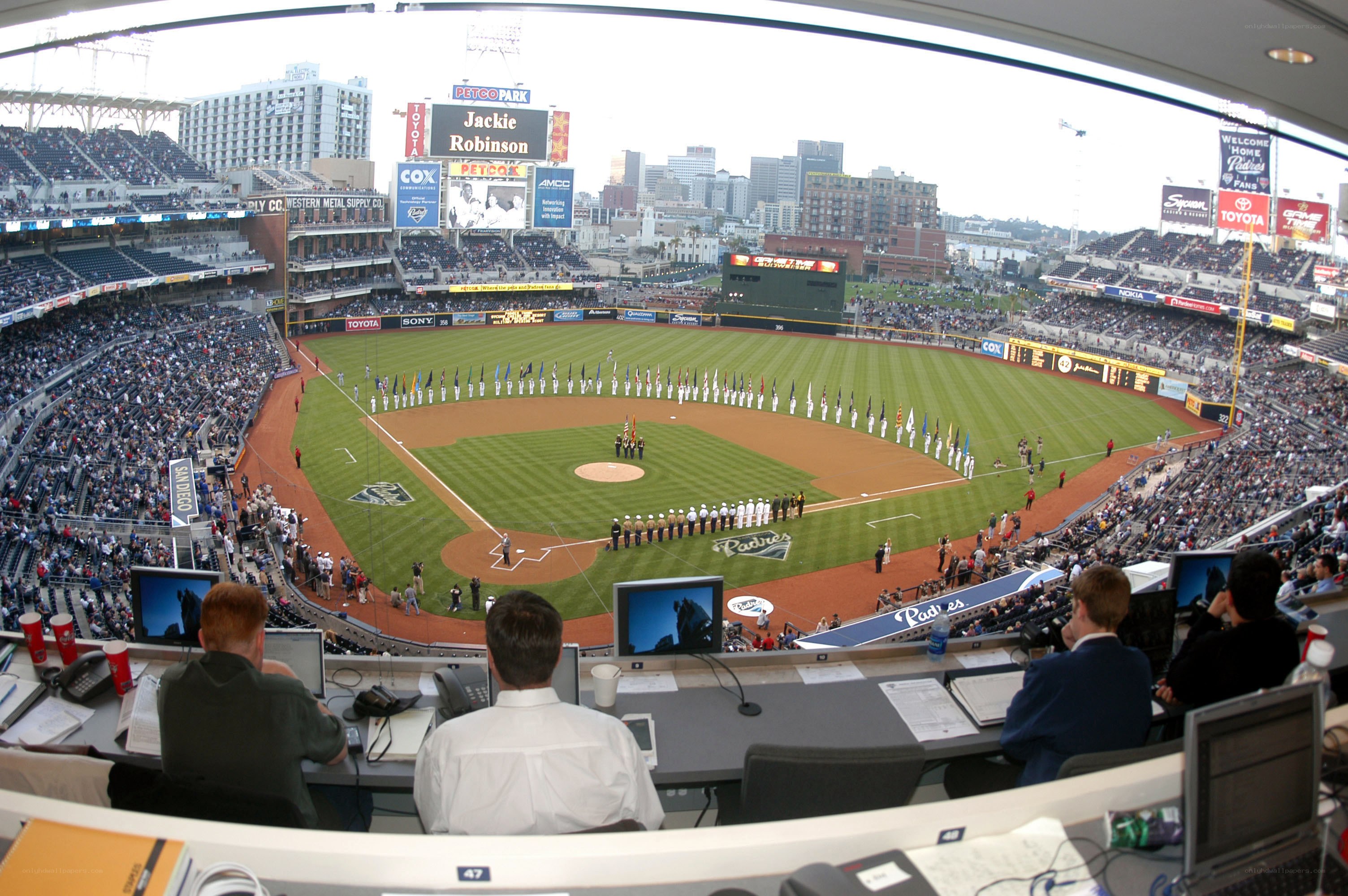 Baseball game at Petco Park