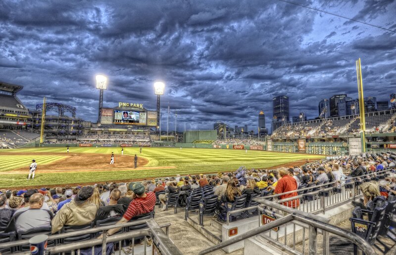 Baseball Game at PNC Park — Blue