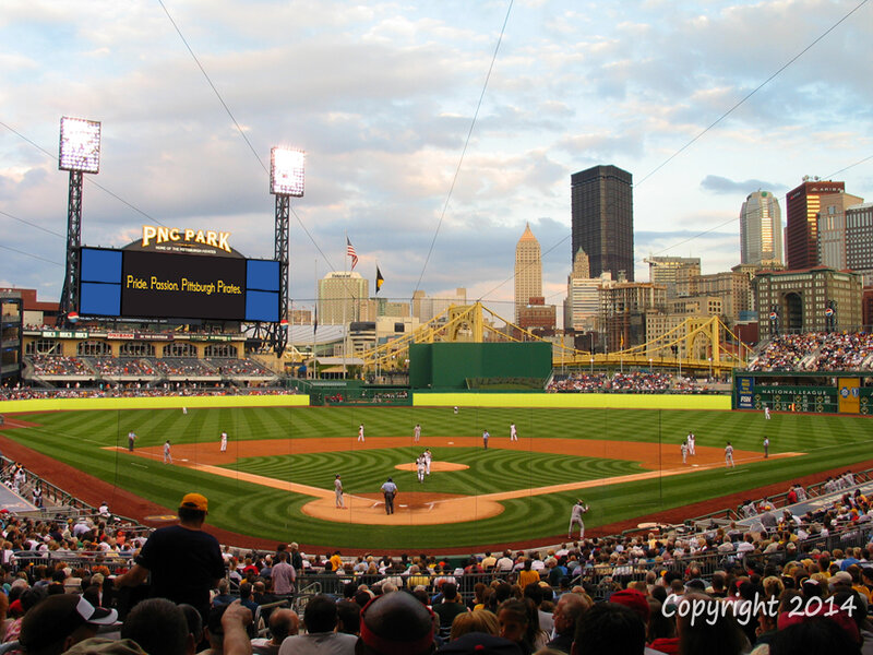 Baseball Game at PNC Park — Green