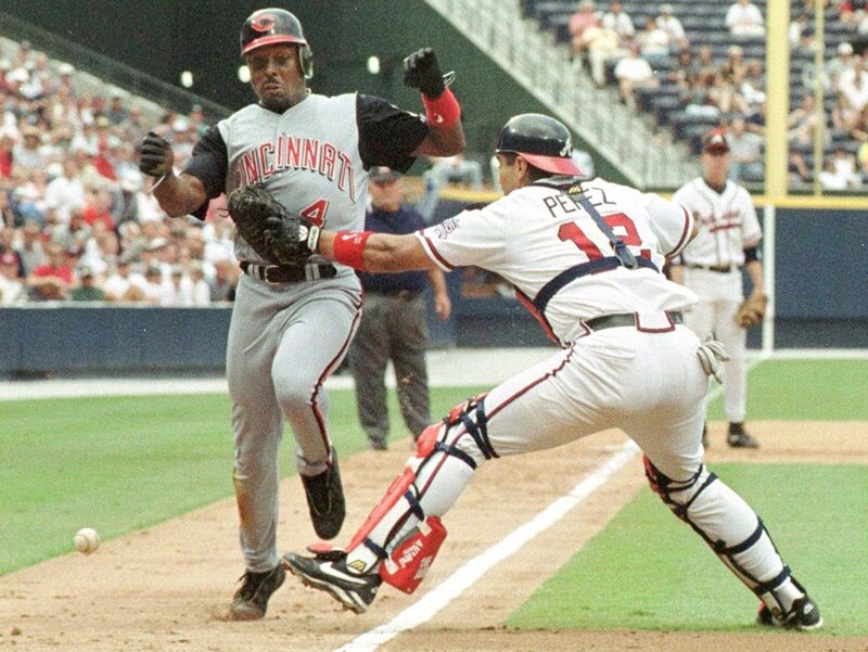 Baseball game at stadium