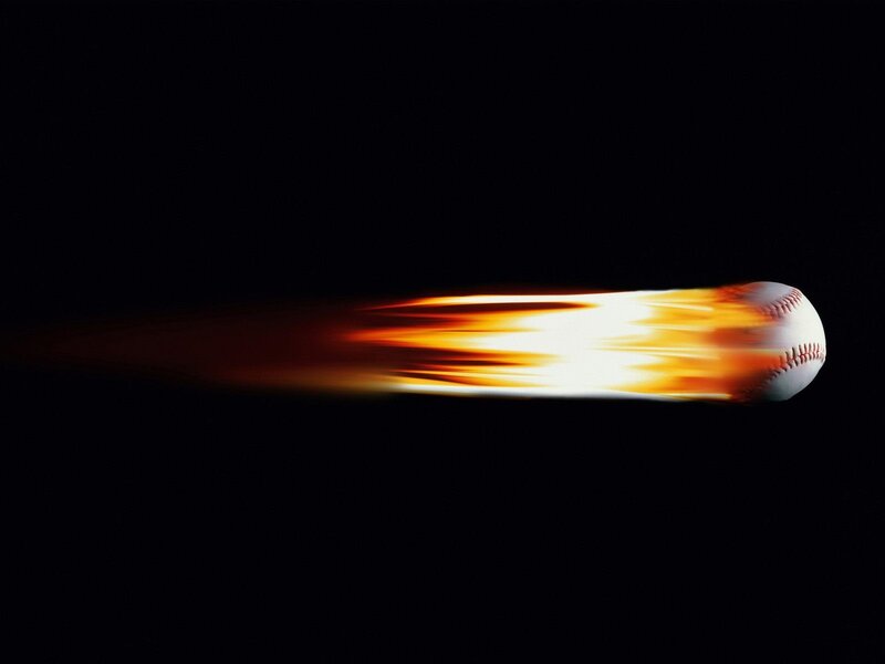 Baseball meteor